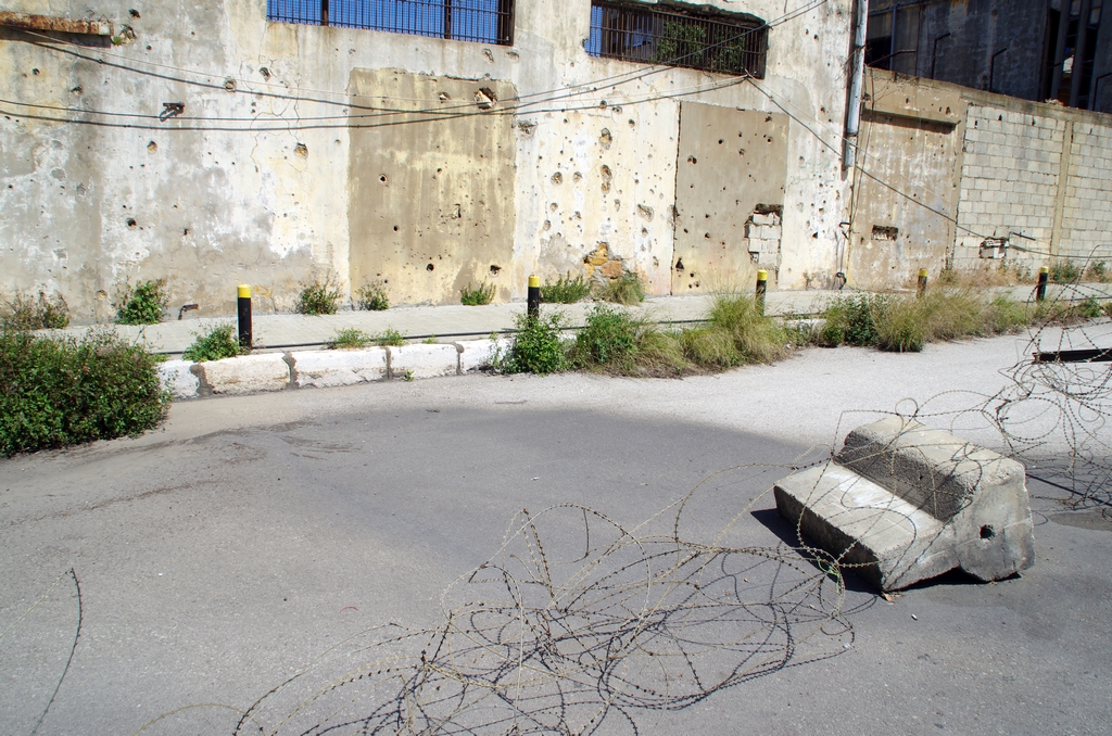 A Beyrouth, certains stigmates des guerres passées sont bien visibles