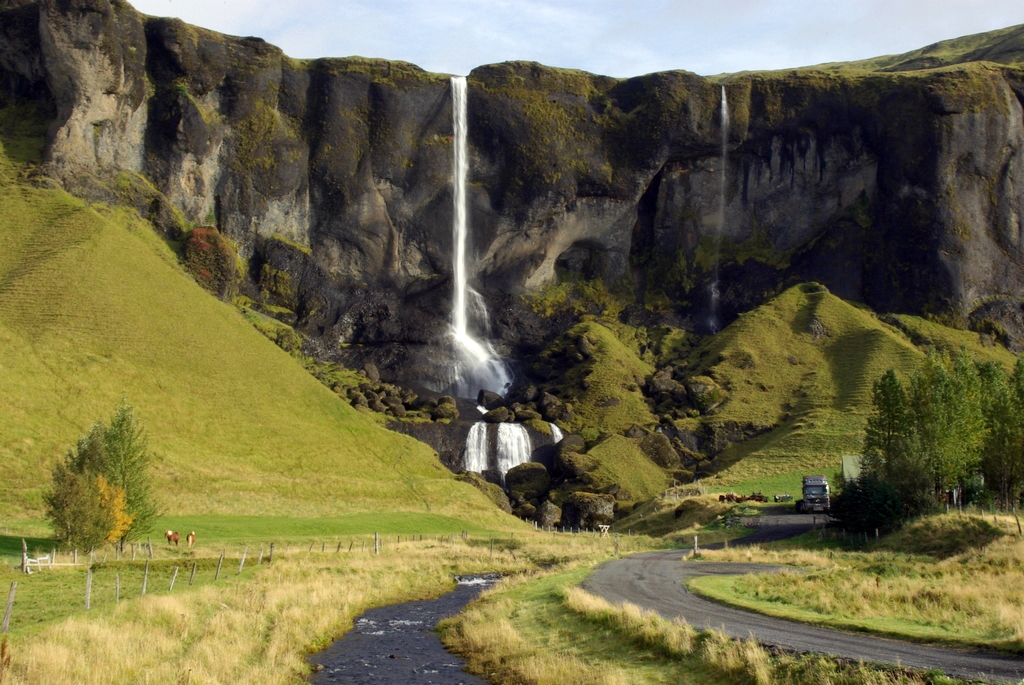 Une des nombreuses chutes d'eau islandaises