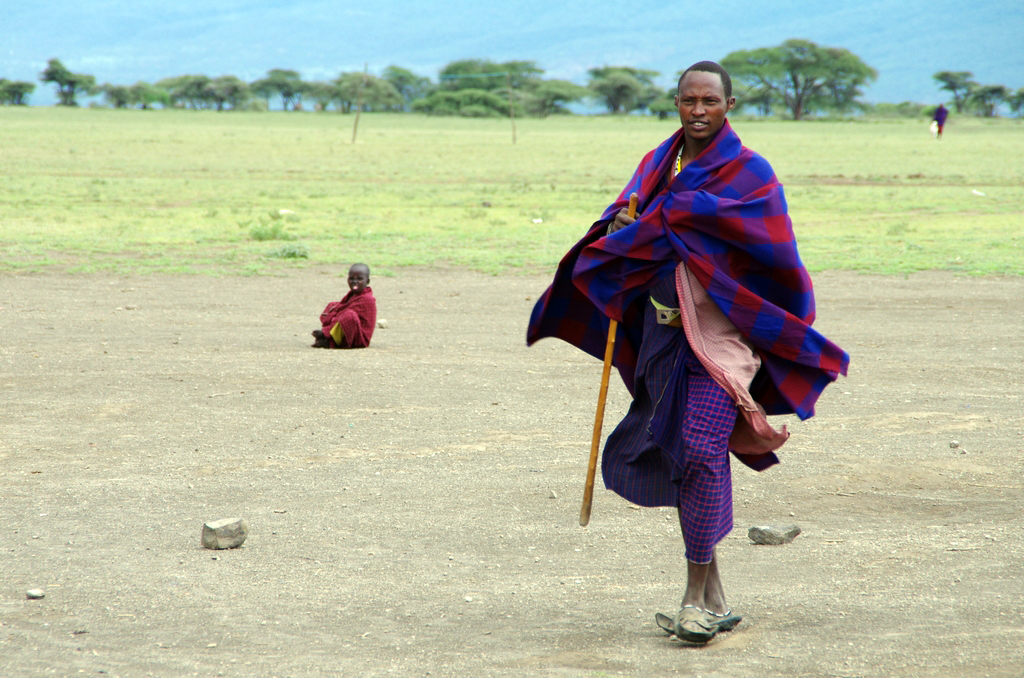 Les Masaï ne s'habillent pas toujours en rouge.