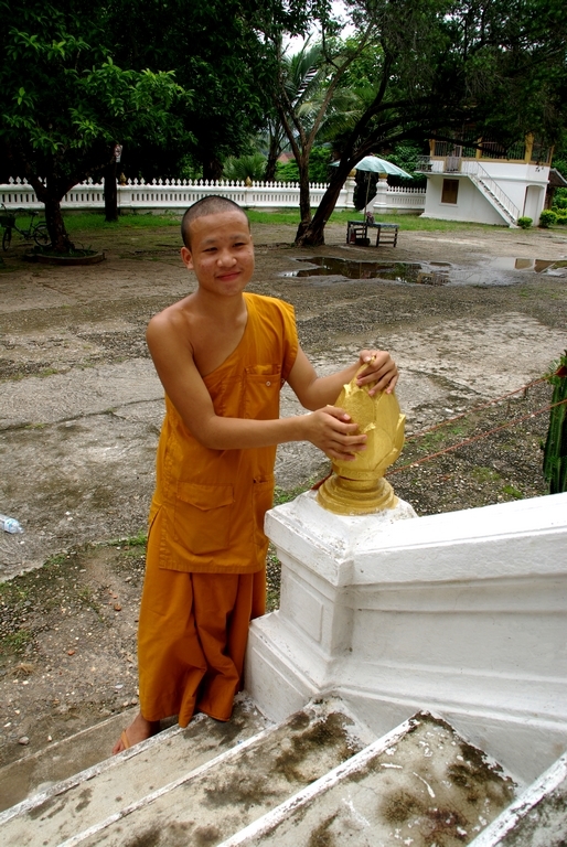 Jeune moine, Laos