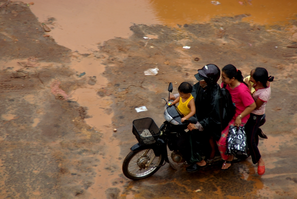 Ban Lung, après la pluie, Cambodge