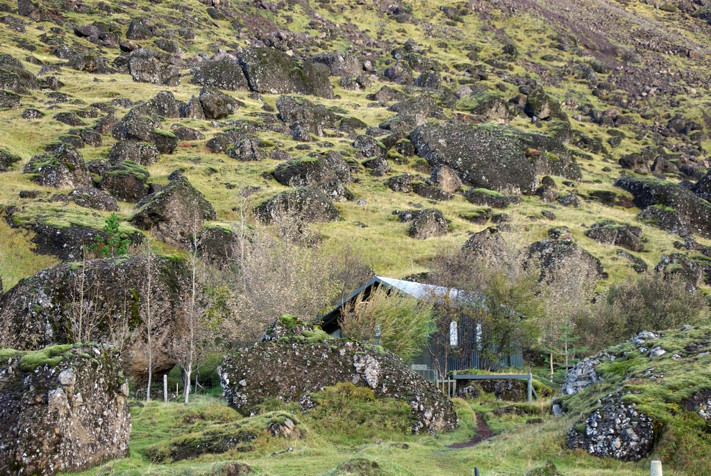 Construite dans un champ de pierres - Islande