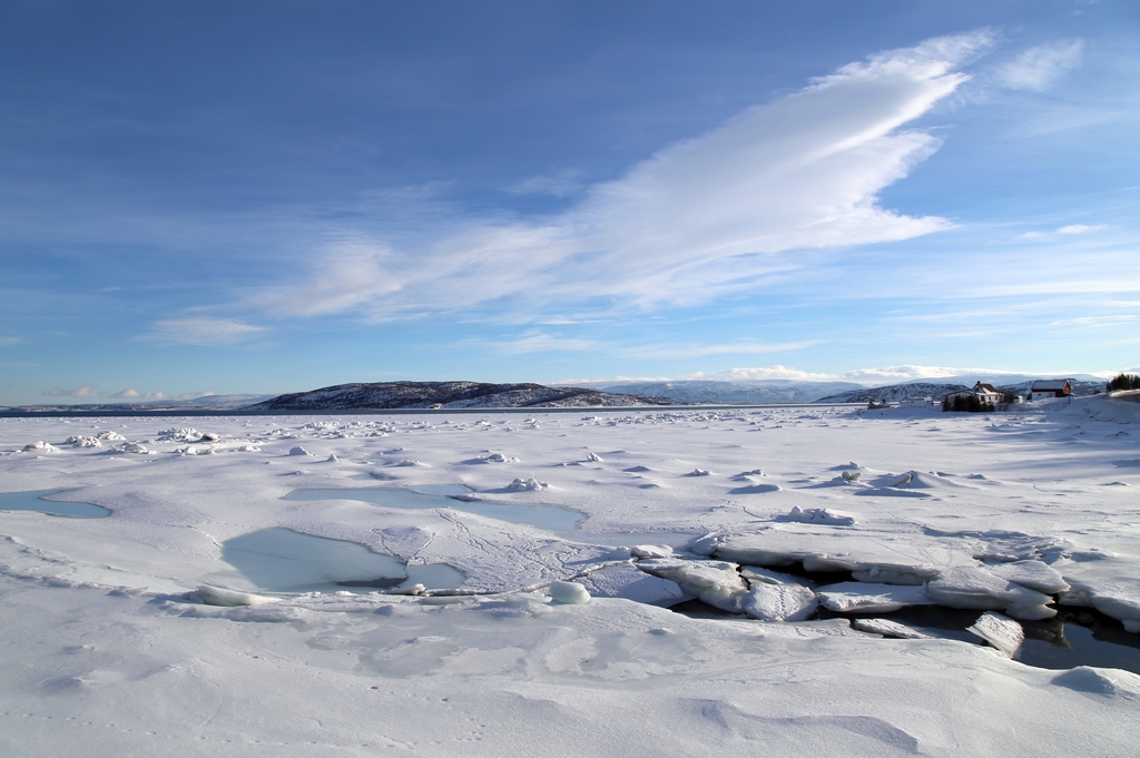 Fjord gelé - Norvège